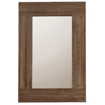 Sherwood Dark Solid Oak 90cm Wall Mirror